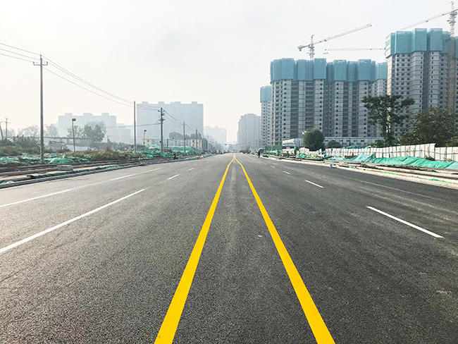 济南市颖秀路（花园东路至中林路） 道路建设工程施工